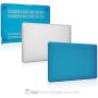 TOP CASE - Classic Series Rubberized Hard Case Compatible MacBook 12'' Retina Display Model A1534 (Release 2015) - Aqua Blue