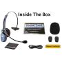 VXI BlueParrott B250-XTS Headset Bundle with Extra Cushions Compatible with Zebra Terminal WT41N0, TC8000, TC7x, TC55, MC9500, VC70N0