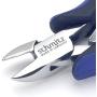 Side Cutting pliers 5 | schmitz 3203HS22 | oval head, without bevel - for full flush cut | ESD - Dissipative | Hightech tool for professionals | Made in Germany - Solingen