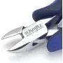 Side Cutting pliers 5 | schmitz 3203HS22 | oval head, without bevel - for full flush cut | ESD - Dissipative | Hightech tool for professionals | Made in Germany - Solingen