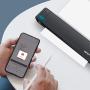 HPRT MT800 Portable a4 Thermal Printer - Support 216mm Width a4 Paper, Available for Outdoors Printing,Home Office,Travel, Students and Cars.