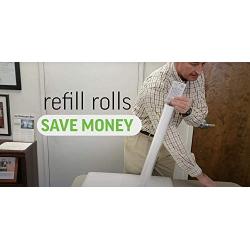 Wizard Wall Instant Whiteboard Refill, Repositionable Dry Erase Surface, 30” x 50 Roll