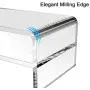 Egchi Clear Acrylic Monitor Stand 2 Tier, 5.5 Inches High Monitor Riser, Desk Organizer Shelf for Multi Media Computer PC Storage Laptop Egchi Clear Acrylic Monitor Stand 2 Tier, 5.5 Inches High Monitor Riser, Desk Organizer Shelf for Multi Media Computer PC Storage Laptop