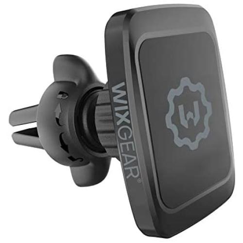 Magnetic Phone Car Mount, WixGear Universal Twist-Lock Air Vent Magnetic Car Phone Mount Holder, Phone Holder for Car Compatible with Cell Phones with Swift-Snap