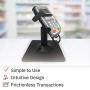DCCStands Freestanding Swivel and Tilt Verifone VX805 Terminal Stand with Key Locking Mechanism
