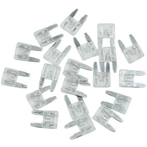 100 Pack Auto Fuses 25 AMP APM/ATM 32V Mini Blade Style Fuses 25A Short Circuit Protection Car Fuse