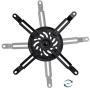 VIVO Universal Extending Ceiling Projector Mount, Height Adjustable Projection, Black, MOUNT-VP02B
