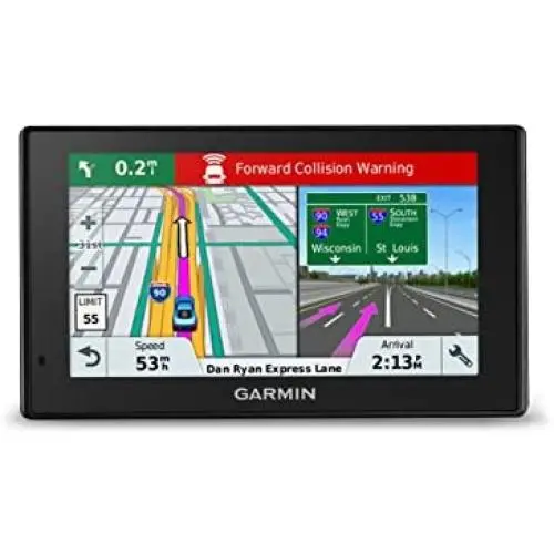 Garmin DriveAssist 51 NA LMT-S w/Lifetime Maps/Traffic, Dash Cam, Camera-assisted Alerts, Lifetime Maps/Traffic,Live Parking, Smart Notifications, Voice Activation