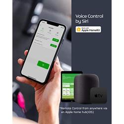 VOCOlinc Smart Plug Mini Siri WiFi Outlet Socket Works with HomeKit (iOS13+) Alexa Google Assistant Nest Hub Voice Control Remote Access Timer No Hub Required 15A 1800W 2.4GHz Smartbar (4PACK)