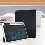 Aibecy 10in LCD Electronic Memo and Writing Tablet for Elderly and Children Write to Communicate Portable Intelligent Blackboard with Leather Case