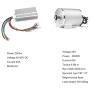 Electric Scooter Motor 48V 2000W Mid Drive Motor DC Brushless Controller 45A with LCD Throttle Grip 3-speed Switch for Go Kart ATV Electric Bicycle Conversion Kit (48V 2000W 45A motor kit)