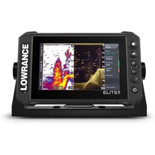 Lowrance Elite FS 7 Fish Finder with Active Imaging 3-in-1 Transducer, Preloaded C-MAP Contour+ Charts