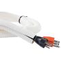Gardner Bender FLX-3810W, White Split Flex Tubing, ⅜ inch x 10 ft