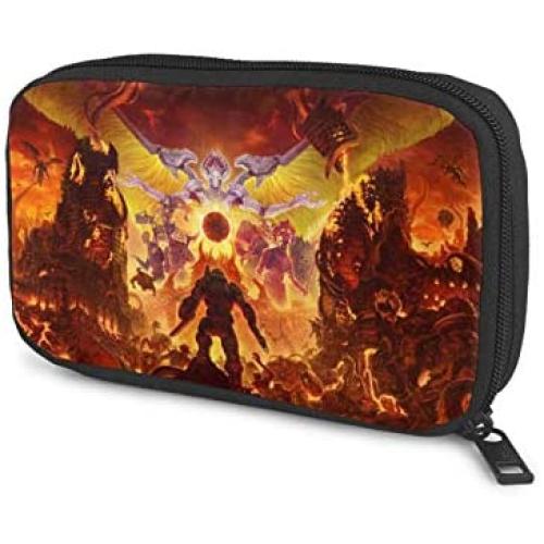 Hxuedan Doom The Data Cable Storage Bag is A Portable and Independent Design SuitableVFor Travelers to Place The Data Cable, Earphone and Electronic Product Data Cable Storage Bag