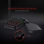 Redragon K585 DITI One-Handed RGB Mechanical Gaming Keyboard, Type-C Professional Gaming Keypad with 7 Onboard Macro Keys, Detachable Wrist Rest, 42 Keys