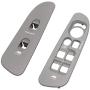 BASIKER Driver & Passenger Taupe Door Window Switch Panel Bezel Compatible with Dodge 2002-2010 Ram 1500 2500 3500 Front Right & Left Seat