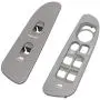 BASIKER Driver & Passenger Taupe Door Window Switch Panel Bezel Compatible with Dodge 2002-2010 Ram 1500 2500 3500 Front Right & Left Seat