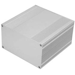 Aluminum Enclosure Case Silver DIY Electronic Circuit Board Project PCB Instrument Box Case for Heat-dissipating Aluminum Casing of Electronic Products, 3.2×5.7×5.9inch