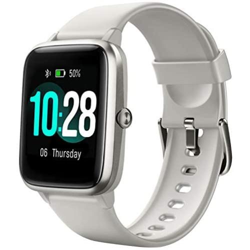 Letsfit Smart Watch, Fitness Tracker with Heart Rate Monitor, Activity Tracker with 1.3 Inch Touch Screen, IP68 Waterproof Pedometer Smartwatch with Sleep Monitor, Step Counter for Women and Men
