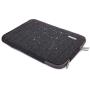 KAYOND Herringbone Woollen Water-Resistant for 11-11.6 Inch Laptop Sleeve Case Bag (11-11.6 Inches, Black)