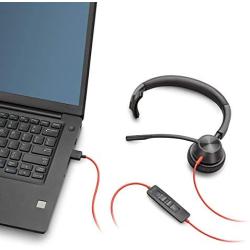 Plantronics Blackwire 3310 USB-C Headset, Black (213929-01)