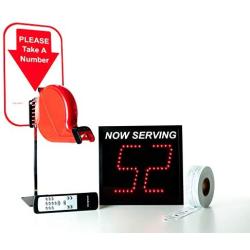 2-Digit Take A Number System with Free Ticket Roll