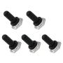 mxuteuk 5pcs Black 12mm Rubber Rocker Toggle Switch Knob Hat Waterproof Boot Cover Cap Ten-MZ-BK