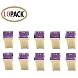 10 Pc Automotive TALL/STANDARD PROFILE JCASE Fuse 25 Amp Fuse Kit for Ford, Chevy/GM, Nissan, and Toyota Pickup Trucks, Cars and SUVs