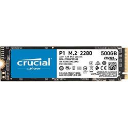 Crucial P1 500GB 3D NAND NVMe PCIe Internal SSD, up to 2000MB/s - CT500P1SSD8