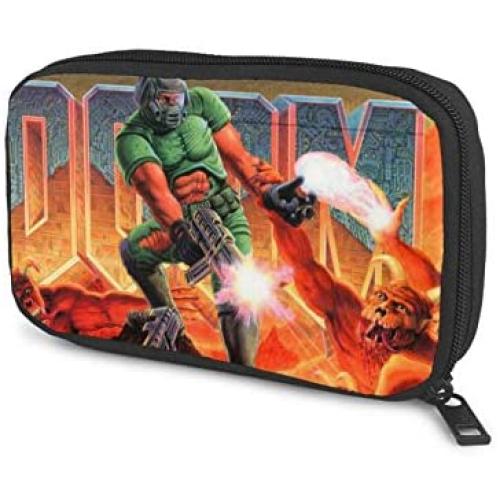 Hxuedan Doom The Data Cable Storage Bag is A Portable and Independent Design SuitableVFor Travelers to Place The Data Cable, Earphone and Electronic Product Data Cable Storage Bag