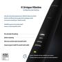 AquaSonic Black Series Ultra Whitening Toothbrush – ADA Accepted Rechargeable Toothbrush - 8 Brush Heads & Travel Case - Ultra Sonic Motor & Wireless Charging - 4 Modes w Smart Timer - Sonic Electric