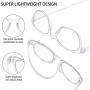 Blue Light Blocking Reading Glasses for Women Men, Fashion Computer Glasses-1.0