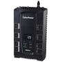 CyberPower CP600LCD Intelligent LCD UPS System, 600VA/340W, 8 Outlets, Compact,Black