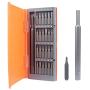 SUQIAOQIAO 25-in-1 Multifunction Screwdriver Set, Magnetic Screwdriver Bit Manual Repair Tool, for Computers, Mobile Phones, Various Electronic Products,Orange