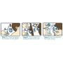 Calming Clipper Haircutting Kit for Children with Autism and Sensory Sensitivity, Right-Handed, (Includes Barber Cape)