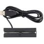 Honsdom USB Mini Swipe Magnetic Credit Card Reader MSR90 Portable 3 Tracks HiCo Magstripe Scanner Swiper for POS System