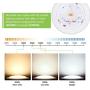 12 Pack 5/6 Inch Selectable CCT LED Disk Light, CRI90, 1050lm, 15W=100W, 3000K/4000K/5000K Adjustable, Dimmable LED Recessed Ceiling Light, Damp Rated LED Can Lights
