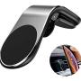 2-Pack!! Magnetic Car Holder Clip for Smartphones 360 Degree Rotation Air Vent Magnetic Phone Holder Mount. Easy Clip on with a Strong Magnetic Hold. JHR Products (Silver)