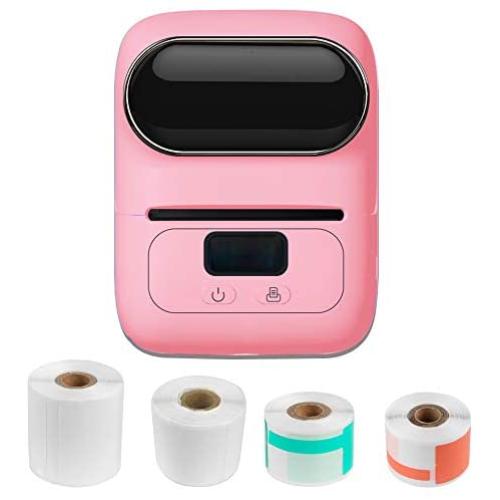 S SMAUTOP M110 Wireless Thermal Label Printer Portable Bluetooth Label Maker Machine Barcode Printer for iPhone and Android Phones