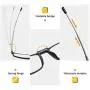 Folding Reading Glasses Compact Portable comfortable Blue Light Blocking Readers for Men Women 2 PCS in Case