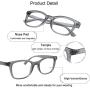 Blue Light Blocking Glasses, Photochromic Gray Sunglasses, Anti Eyestrain, Computer Reading Glasses, for Women/Men
