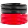16 AWG (True American Wire Ga) CCA Copper Clad Aluminum Primary Wire. 25 ft Red & 25 ft Black Bundle. For Car Audio Speaker Amplifier Remote Hook up Trailer wiring (Also Available in 14 & 18 Gauge)