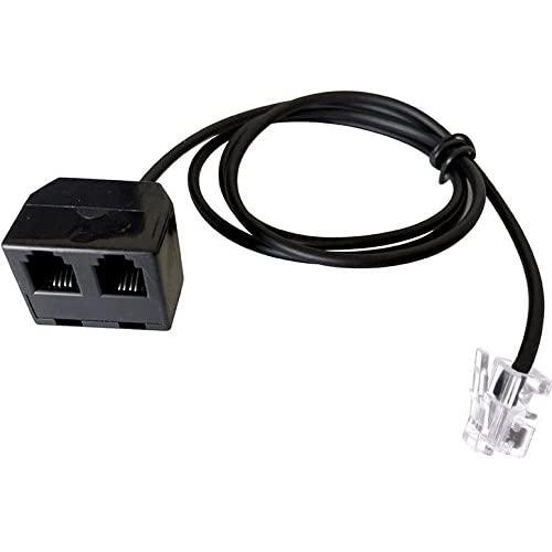VoiceJoy Telephone Training Adapter Y Splitter for Headset or Handset for Nortel Meridican, Norstar, Avaya, Ashtra, Mitel, Polycom, Ge and Other IP Phone