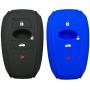 2Pcs Coolbestda 4buttons Key Fob Cover Remote Control Case Keyless Entry Jacket Shell for 2018 2017 Subaru Outback Legacy Forester Sti XV Crosstrek Impreza BRZ WRX