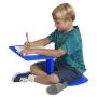 ECR4Kids - ELR-15810-BL The Surf Portable Lap Desk, Flexible Seating for Homeschool and Classrooms, One-Piece Writing Table for Kids, Teens and Adults, GREENGUARD [GOLD] Certified, Blue
