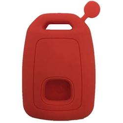 Ezzy Auto Red Silicone Key Fob Case Key Cover Jacket Holder Protector fit for 2013-2017 Honda Accord Sports