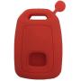 Ezzy Auto Red Silicone Key Fob Case Key Cover Jacket Holder Protector fit for 2013-2017 Honda Accord Sports