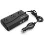 BESTEK 200W Power Inverter DC 12V to 110V AC Inverter with 4.2A 4-Port USB Car Adapter (Black)