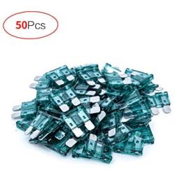 HICKS 50 Pack Medium Auto Fuses 1 AMP APM/ATM 32V Blade Style Fuses 1A Short Circuit Protection Car Fuse - 50Pack