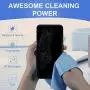 10 Pack Assorted Colors Microfiber Cleaning Cloths - 6'' x 7'' Microfiber Glasses Cloth - Great for Cleaning Eyeglasses, Cell Phones, Screens, Lenses, Glasses, Screens, and All Delicate Surface